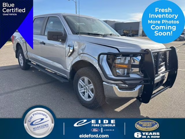 2023 Iconic Silver Metallic Ford F-150 XL 4X4 Truck