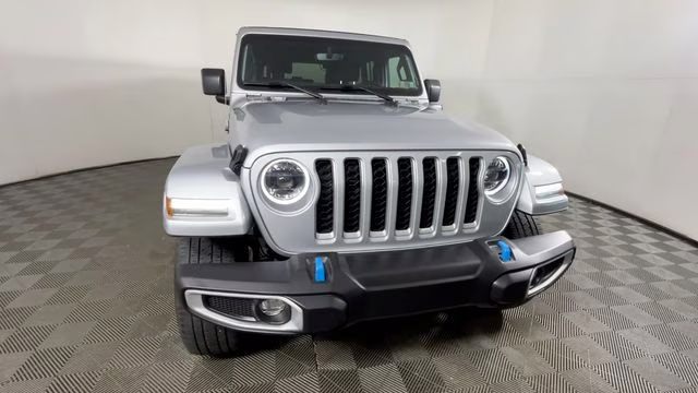 2023 Silver Zynith Clearcoat Jeep Wrangler Sahara 4xe 4X4 SUV