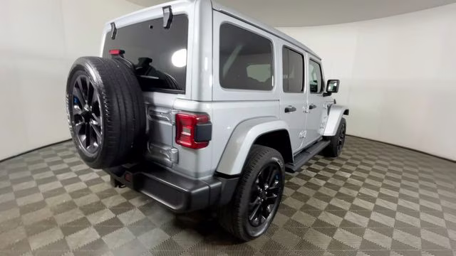 2023 Silver Zynith Clearcoat Jeep Wrangler Sahara 4xe 4X4 SUV