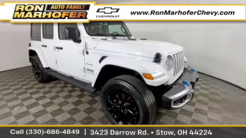 2023 Bright White Clearcoat Jeep Wrangler Sahara 4xe 4X4 SUV