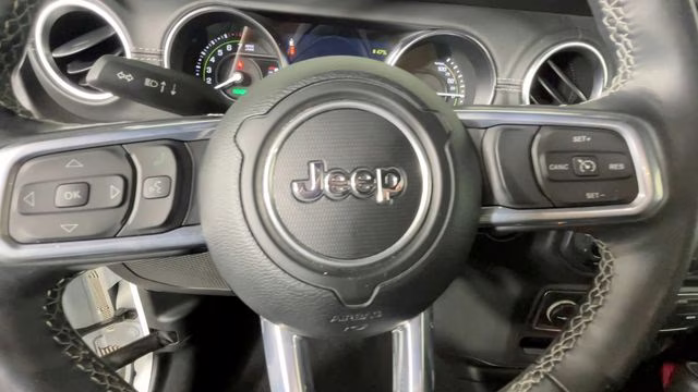 2023 Bright White Clearcoat Jeep Wrangler Sahara 4xe 4X4 SUV