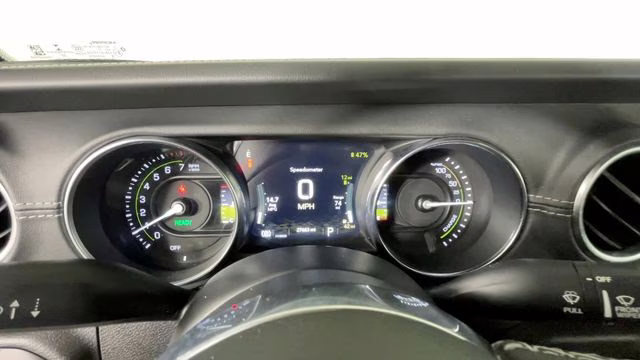 2023 Bright White Clearcoat Jeep Wrangler Sahara 4xe 4X4 SUV