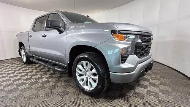 2024 Sterling Gray Metallic Chevrolet Silverado 1500 Custom 4X4 Truck