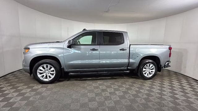 2024 Sterling Gray Metallic Chevrolet Silverado 1500 Custom 4X4 Truck