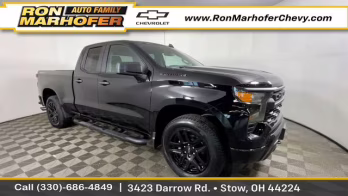 2023 Black Chevrolet Silverado 1500 Custom 4X4 Truck