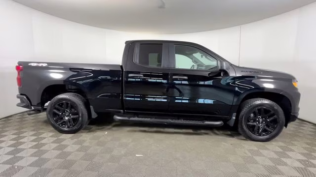 2023 Black Chevrolet Silverado 1500 Custom 4X4 Truck