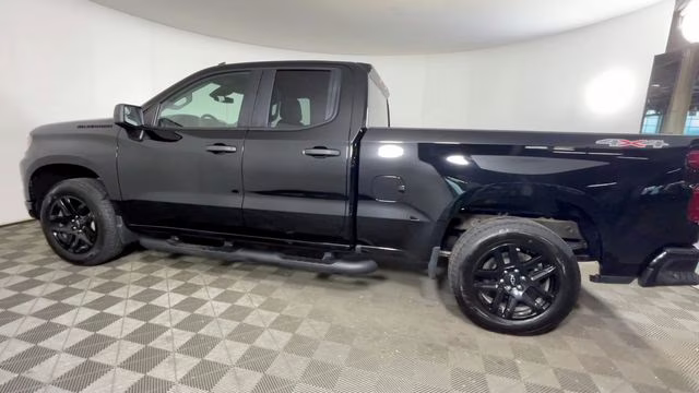 2023 Black Chevrolet Silverado 1500 Custom 4X4 Truck