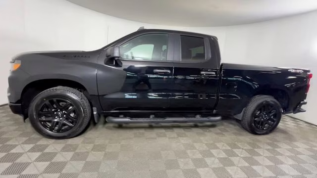 2023 Black Chevrolet Silverado 1500 Custom 4X4 Truck
