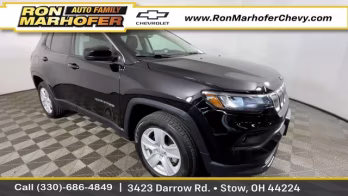2022 Diamond Black Crystal Pearlcoat Jeep Compass Latitude 4X4 SUV