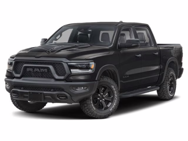 2023 Diamond Black Crystal Pearlcoat Ram 1500 Rebel 4X4 Truck