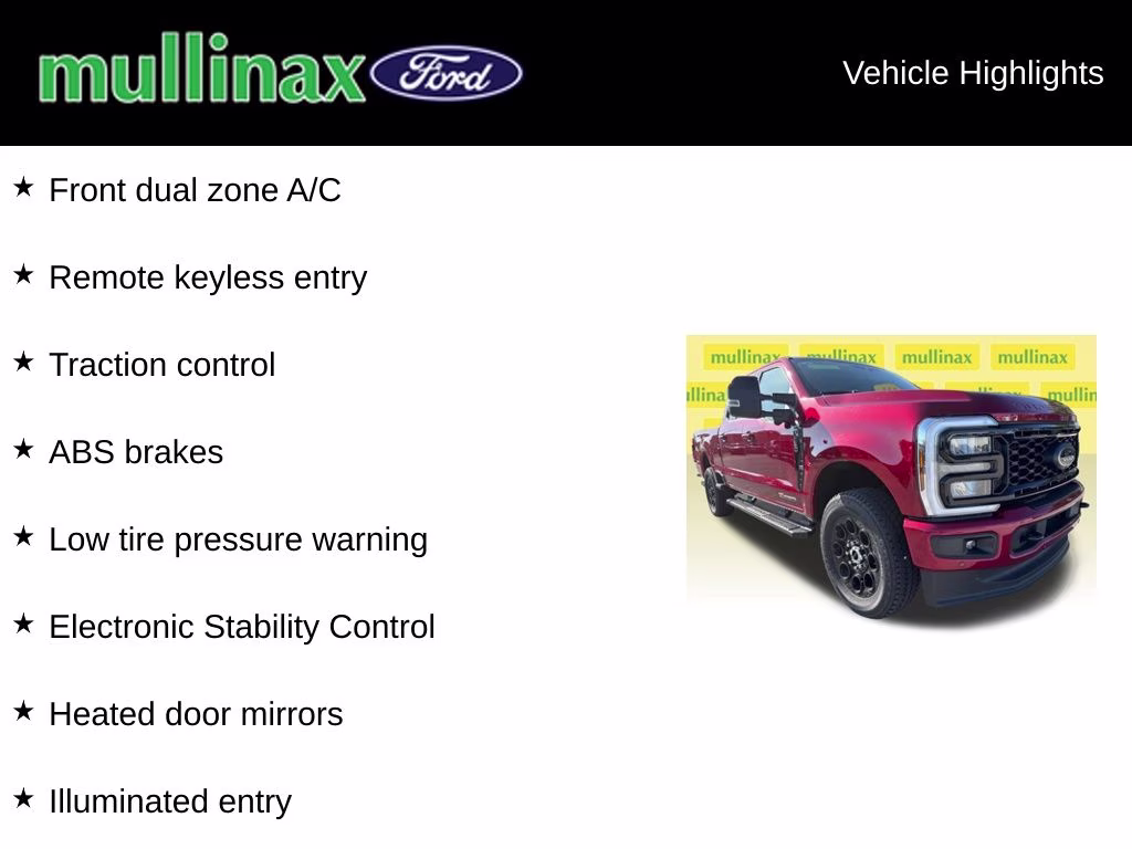 2026 Ruby Red Metallic Tinted Clearcoat Ford Super Duty F-250 SRW Lariat 4X4 Truck