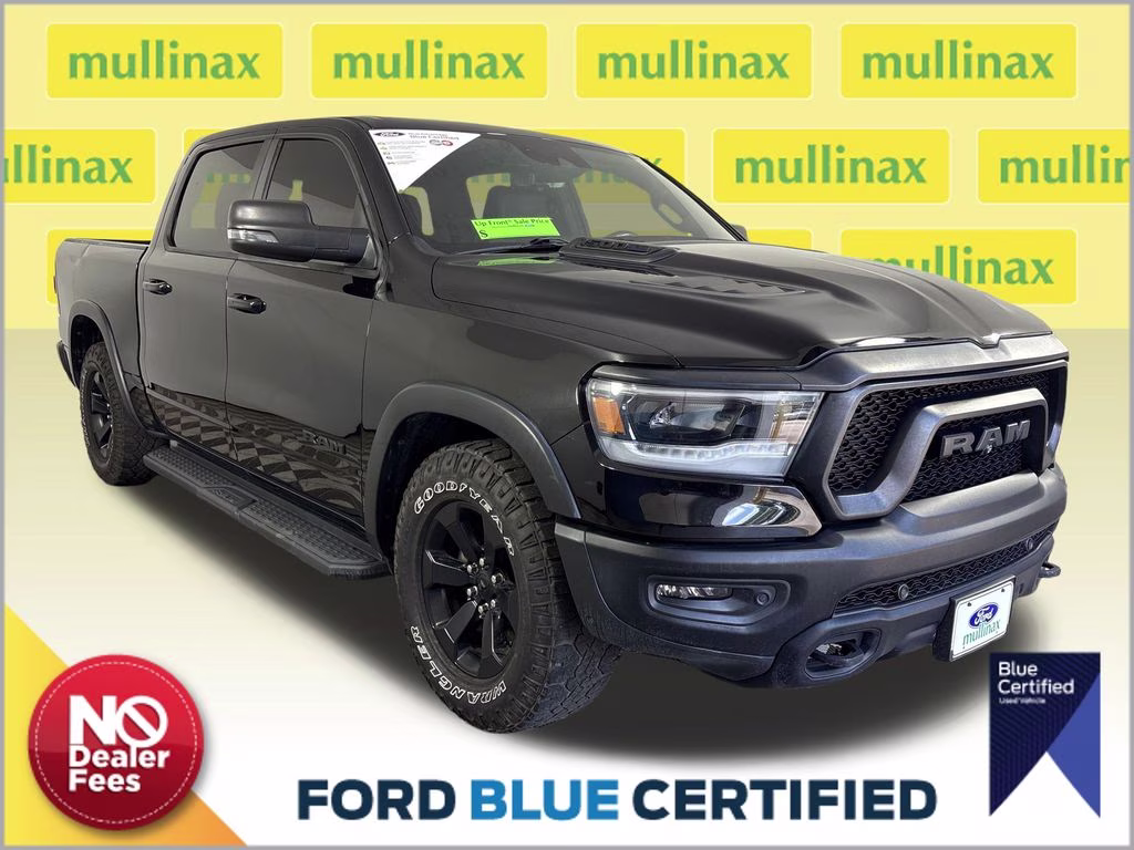 2023 Diamond Black Crystal Pearlcoat Ram 1500 Rebel 4X4 Truck