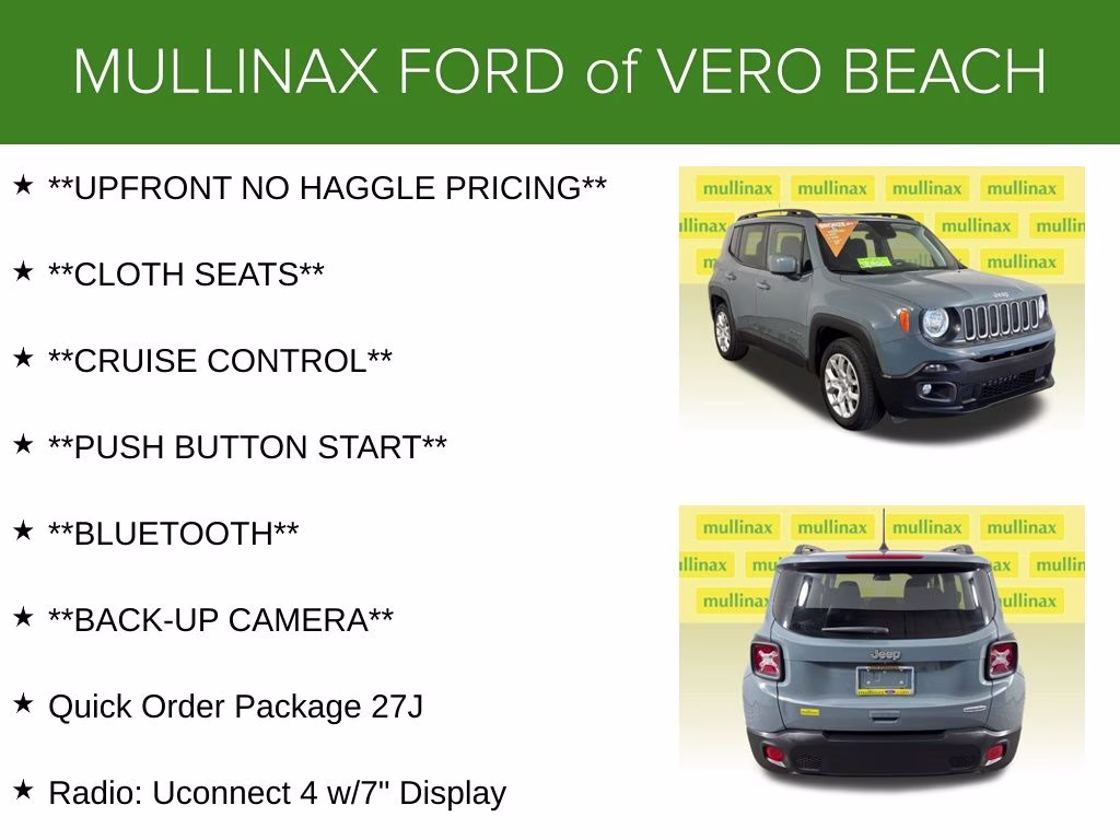 2018 Anvil Jeep Renegade Latitude FWD SUV