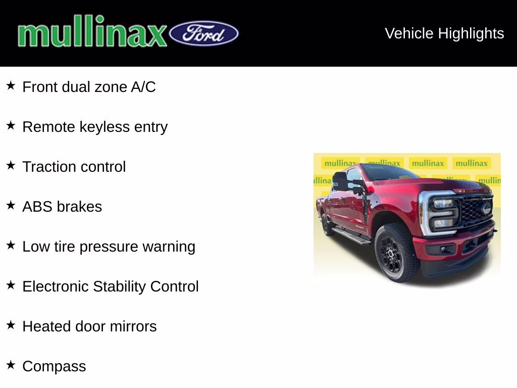 2026 Ruby Red Metallic Tinted Clearcoat Ford Super Duty F-250 SRW Lariat 4X4 Truck