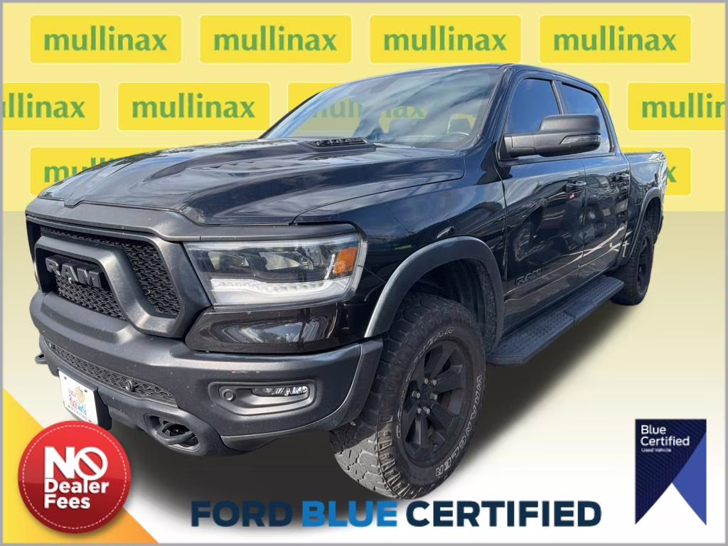 2023 Diamond Black Crystal Pearlcoat Ram 1500 Rebel 4X4 Truck