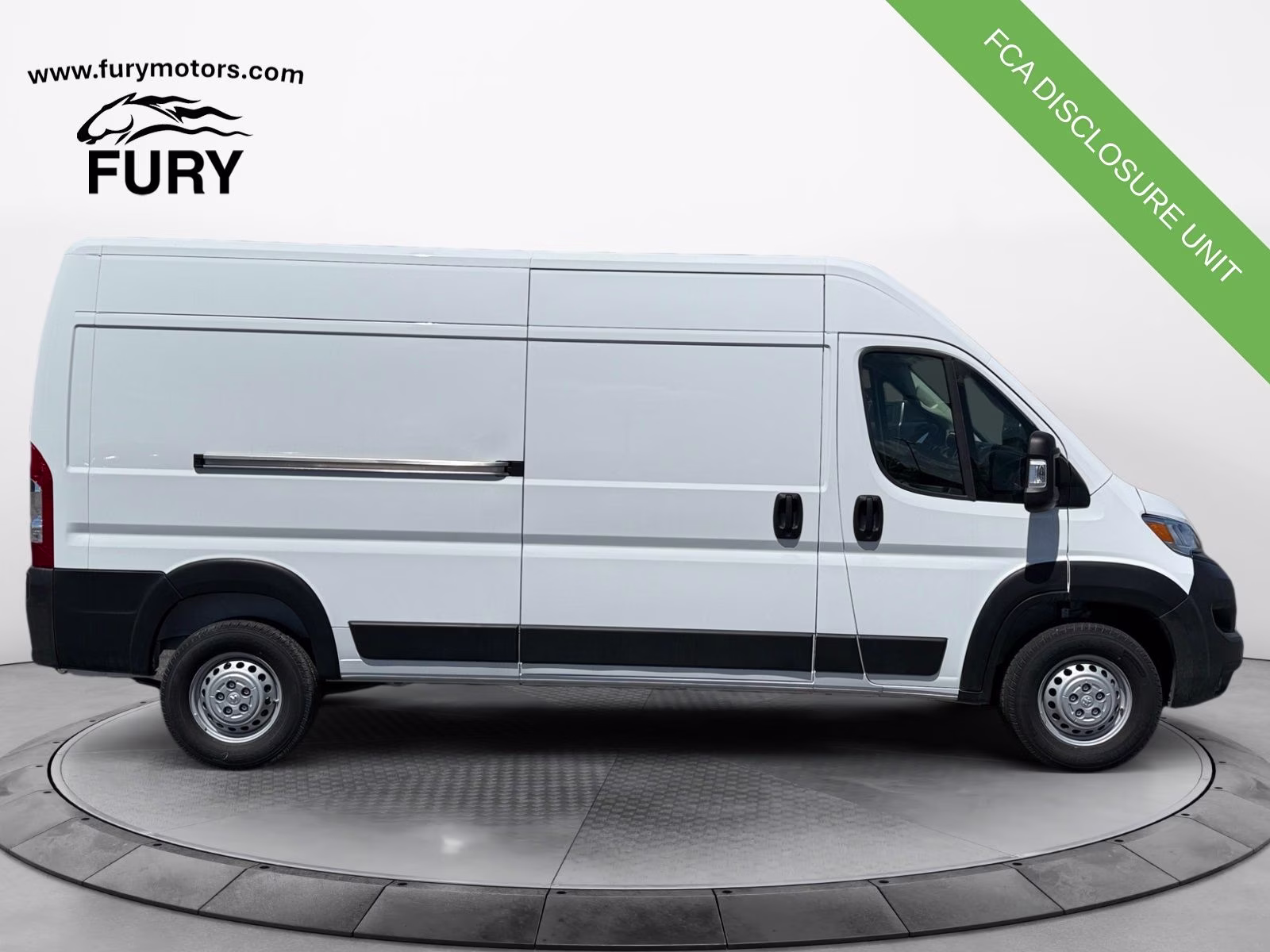 2025 Bright White Clearcoat Ram ProMaster 2500 High Roof FWD Van