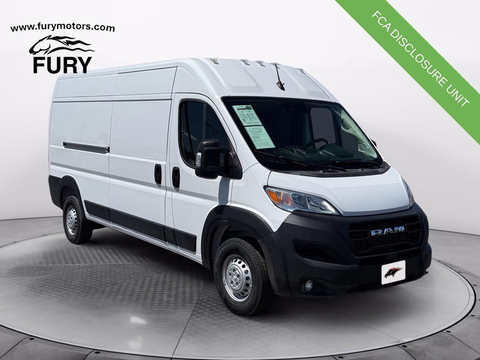 2025 Bright White Clearcoat Ram ProMaster 2500 High Roof FWD Van