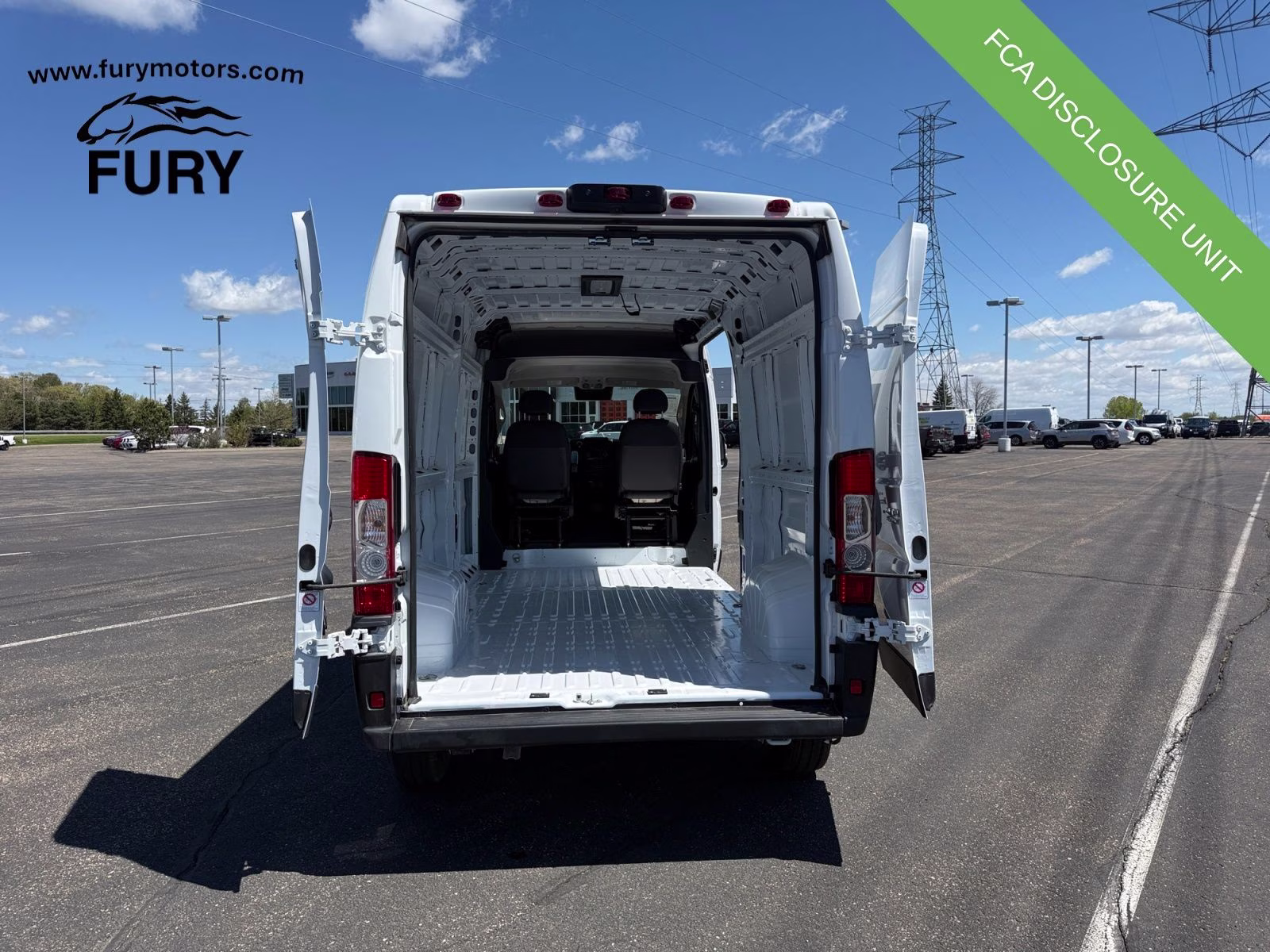 2025 Bright White Clearcoat Ram ProMaster 2500 High Roof FWD Van