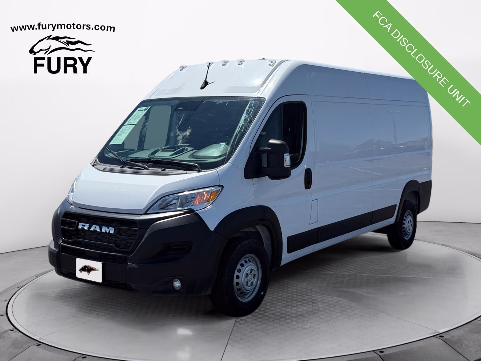 2025 Bright White Clearcoat Ram ProMaster 2500 High Roof FWD Van