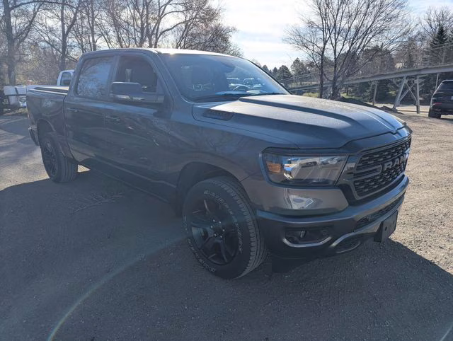 2023 Granite Crystal Metallic Clearcoat Ram 1500 Big Horn 4X4 Truck