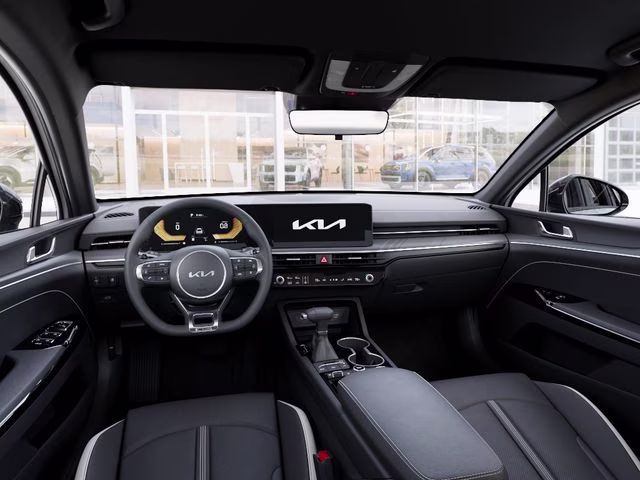2026 Snow White Pearl Kia K5 GT-Line AWD Sedan