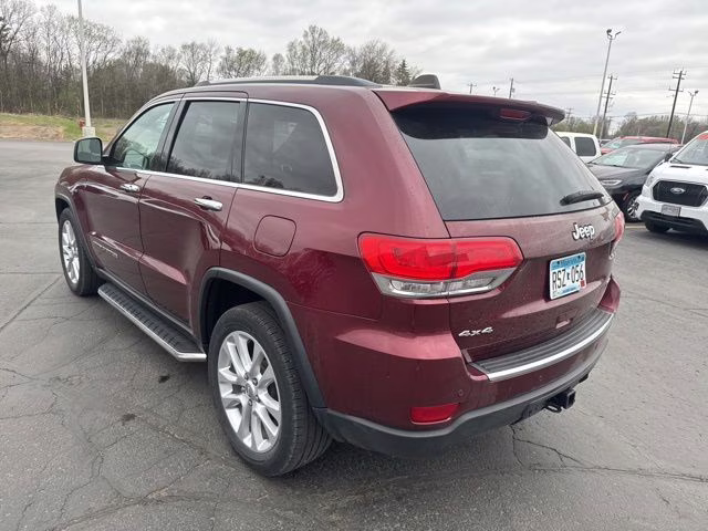 2017 Velvet Red Pearlcoat Jeep Grand Cherokee Limited 4X4 SUV