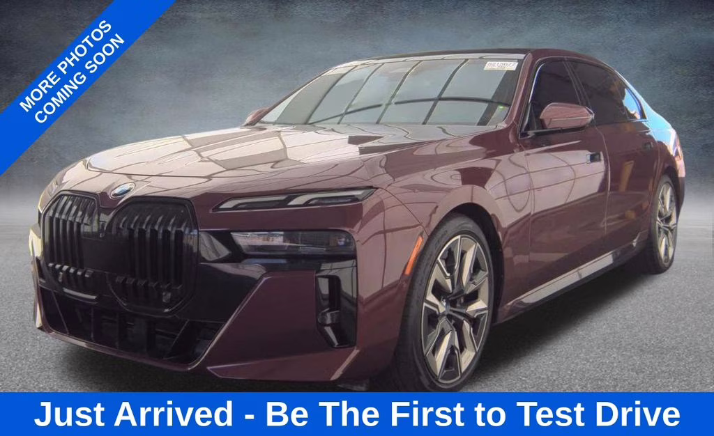 2023 Red Metallic BMW 7 Series 740i RWD Sedan