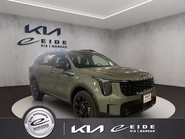 2026 Jungle Green Kia Sorento X-Line EX AWD SUV