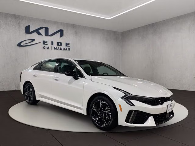2026 Snow White Pearl Kia K5 GT-Line AWD Sedan