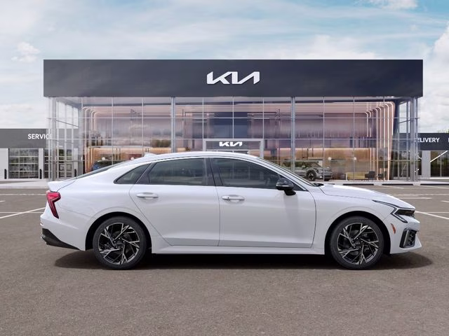 2026 Snow White Pearl Kia K5 GT-Line AWD Sedan