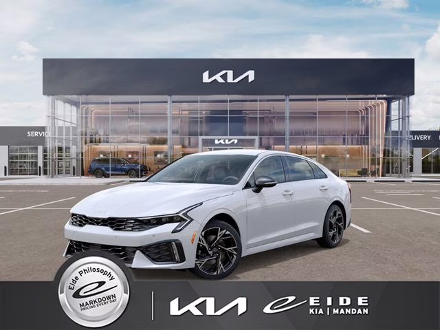 2026 Snow White Pearl Kia K5 GT-Line AWD Sedan
