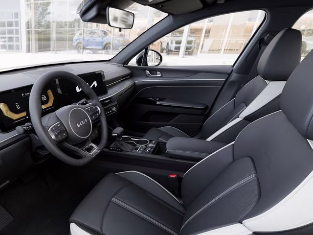 2026 White Kia K5 GT-Line AWD Sedan