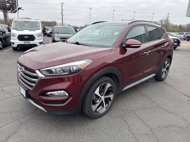 2018 Ruby Wine Hyundai Tucson Limited AWD SUV