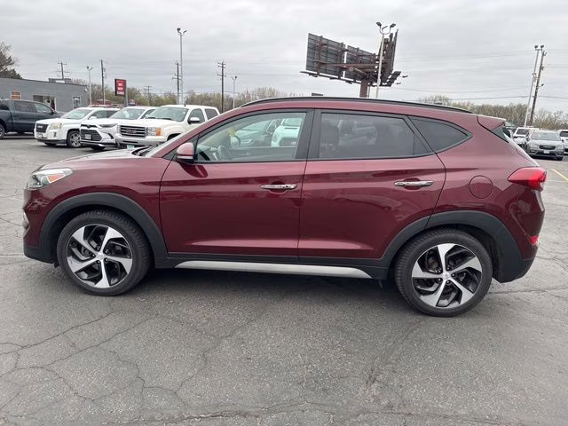 2018 Ruby Wine Hyundai Tucson Limited AWD SUV