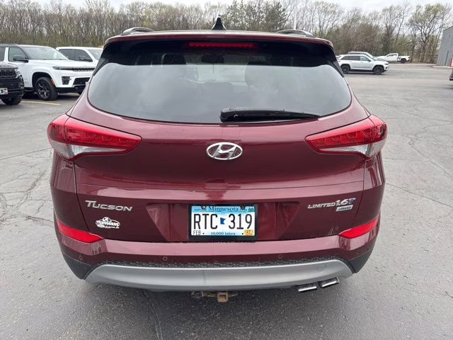 2018 Ruby Wine Hyundai Tucson Limited AWD SUV
