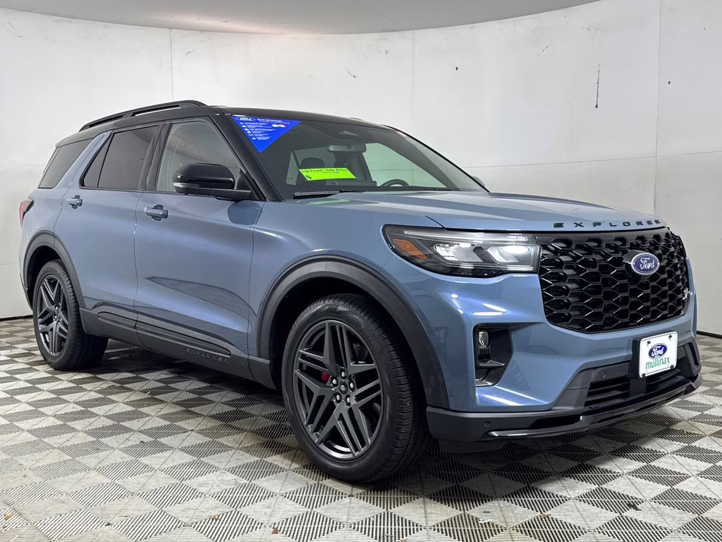 2025 Vapor Blue Ford Explorer ST 4X4 SUV