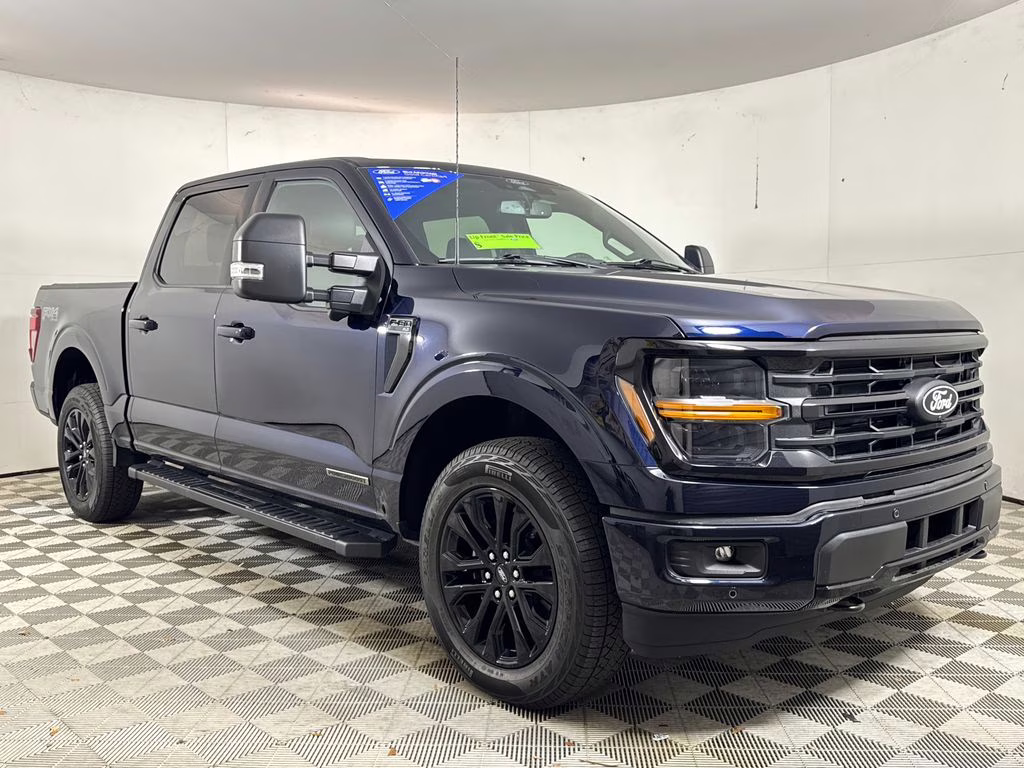 2025 Blue Metallic Ford F-150 XLT 4X4 Truck