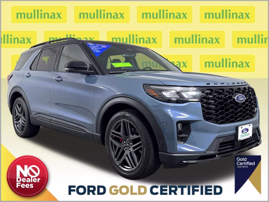2025 Vapor Blue Ford Explorer ST 4X4 SUV