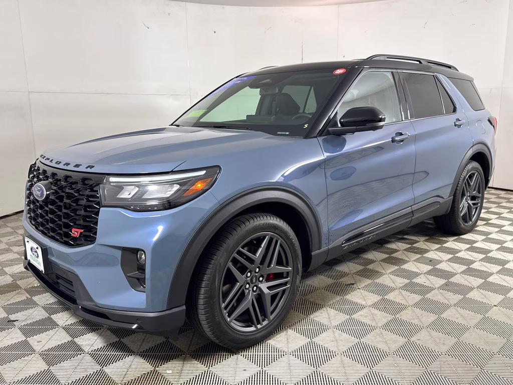 2025 Vapor Blue Ford Explorer ST 4X4 SUV