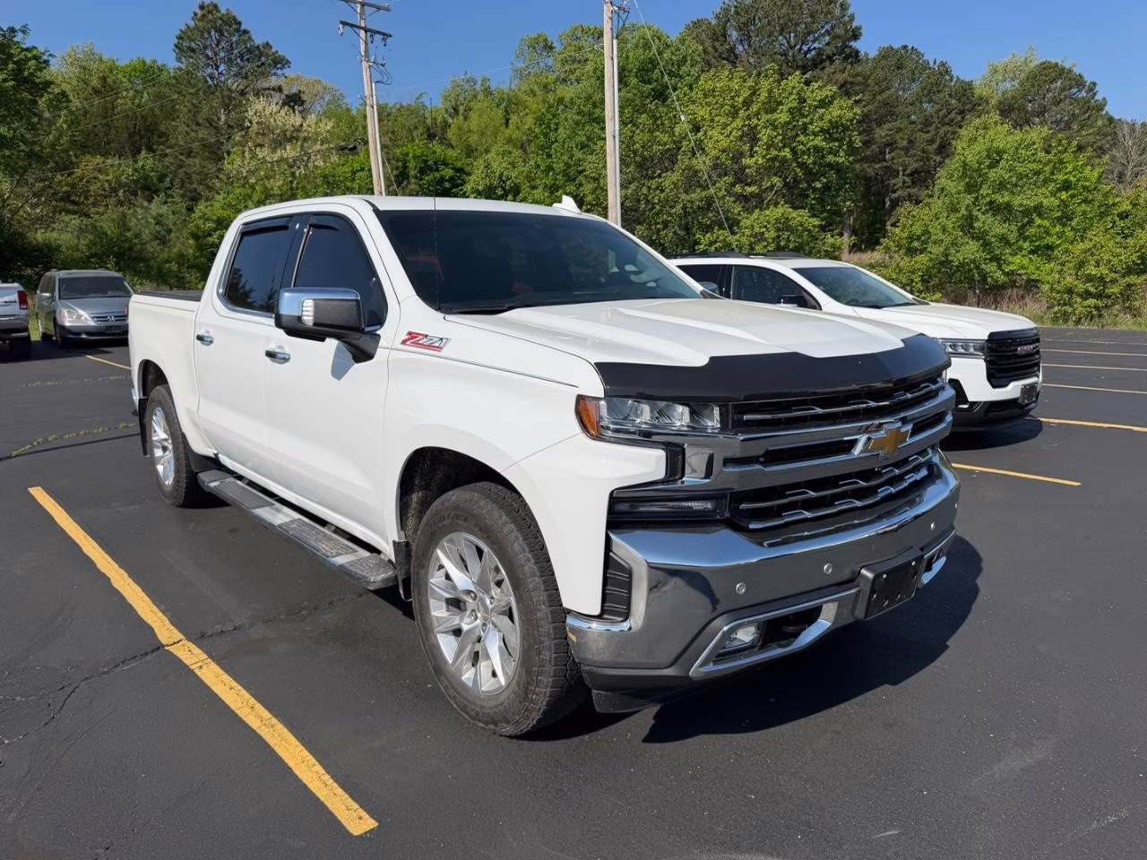 2022 Summit White Chevrolet Silverado 1500 LTD 4WD LTZ Crew Cab 4X4 Truck