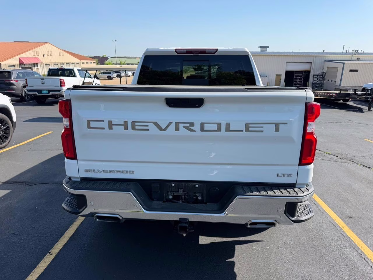 2022 Summit White Chevrolet Silverado 1500 LTD 4WD LTZ Crew Cab 4X4 Truck