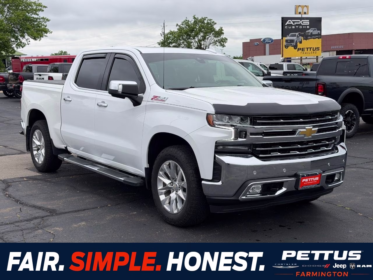 2022 Summit White Chevrolet Silverado 1500 LTD LTZ 4X4 Truck