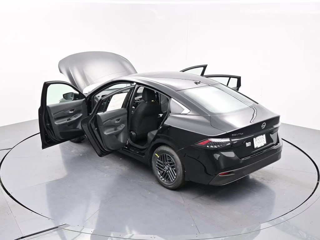 2026 Super Black Nissan Sentra SV FWD Sedan