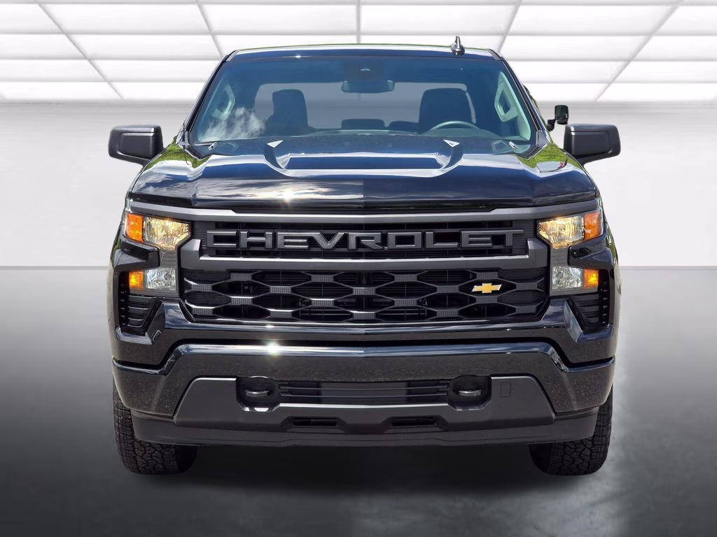 2026 Black Chevrolet Silverado 1500 Custom 4X4 Truck