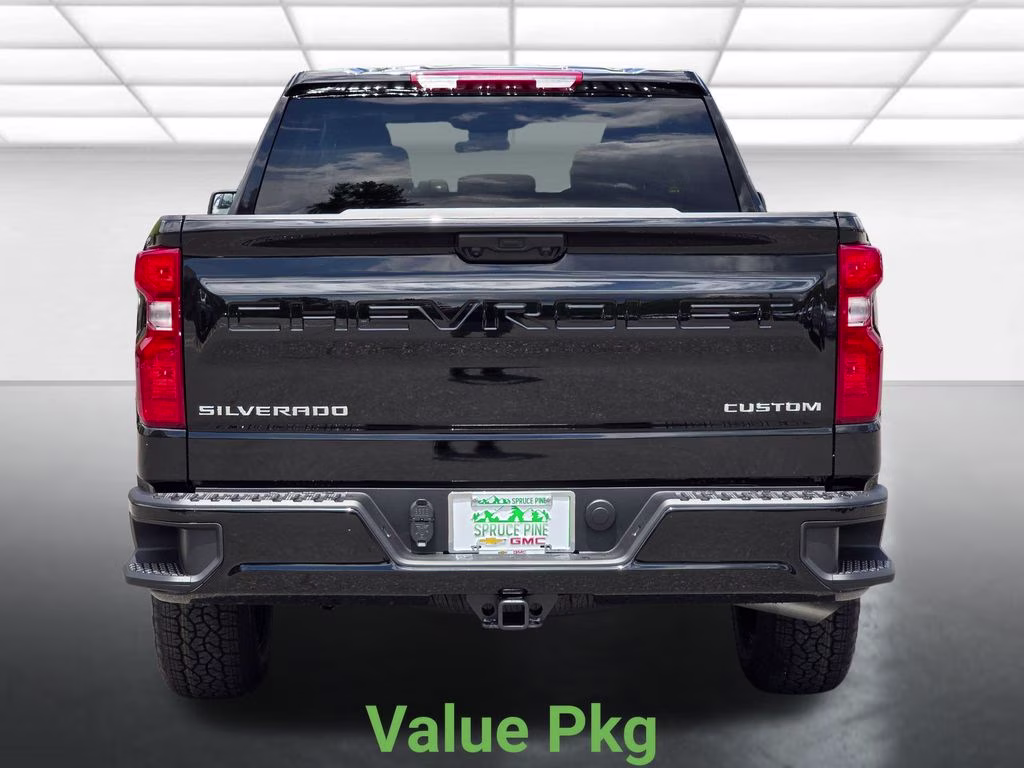 2026 Black Chevrolet Silverado 1500 Custom 4X4 Truck
