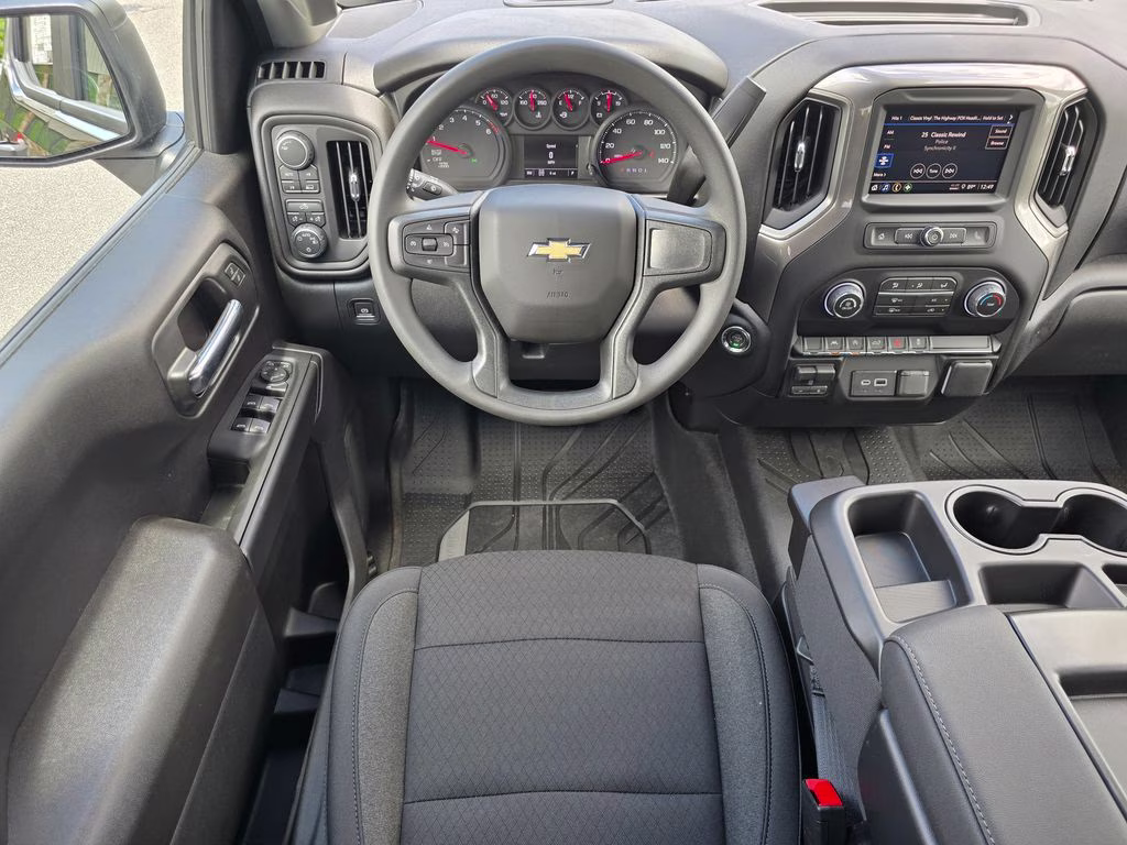 2026 Black Chevrolet Silverado 1500 Custom 4X4 Truck