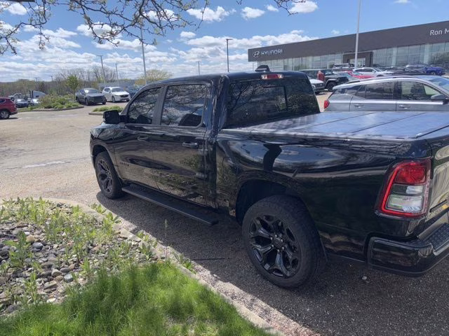 2022 Diamond Black Crystal Pearlcoat Ram 1500 Big Horn/Lone Star 4X4 Truck