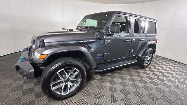 2024 Granite Crystal Metallic Clearcoat Jeep Wrangler Sport S 4xe 4X4 SUV