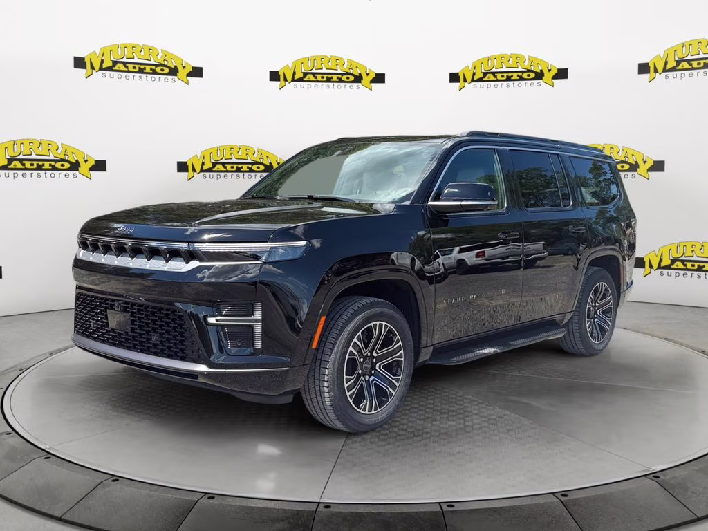 2026 High Gloss Black Jeep Grand Wagoneer RWD SUV