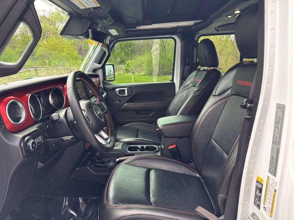 2022 Bright White Clearcoat Jeep Wrangler Unlimited Rubicon 4X4 SUV